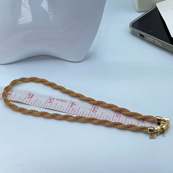 Vintage Sarah Coventry 14” twisted tube chain choker. - Picture 5 of 7